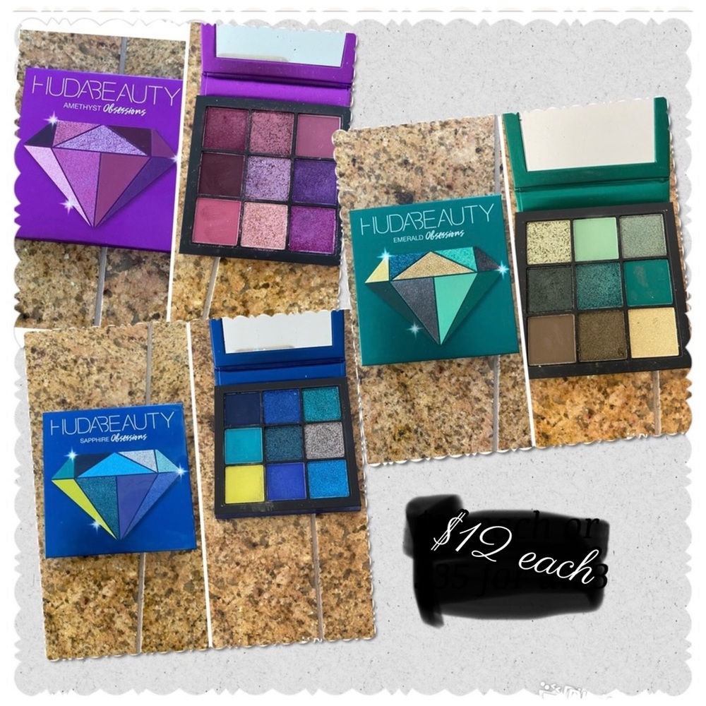 Huda Beauty eyeshadows